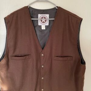 Schaefer Outfitter Men’s Texas Ranger McAllin Vest Wool Blend SZ 3XL MI Texas